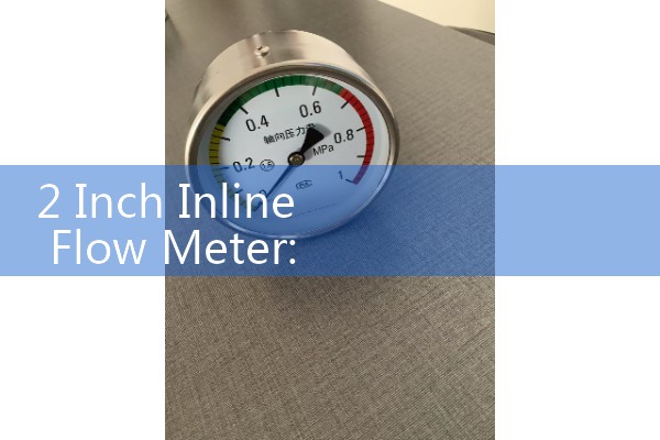 2 Inch Inline Flow Meter: Standard Industrial Two-Inch Pipe Fluid Sizers