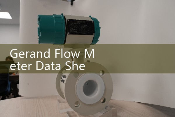 Gerand Flow Meter Data Sheet Archive: Flange-to-Flange Dimensions and Differential Pressure Curves