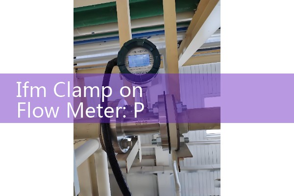 Ifm Clamp on Flow Meter: Programming Thermal Dispersion Temperature and Rate Constants on Process Pipes